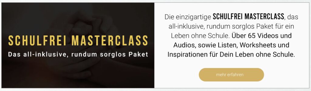 Die SCHULFREI MASTERCLASS von Chris Fader