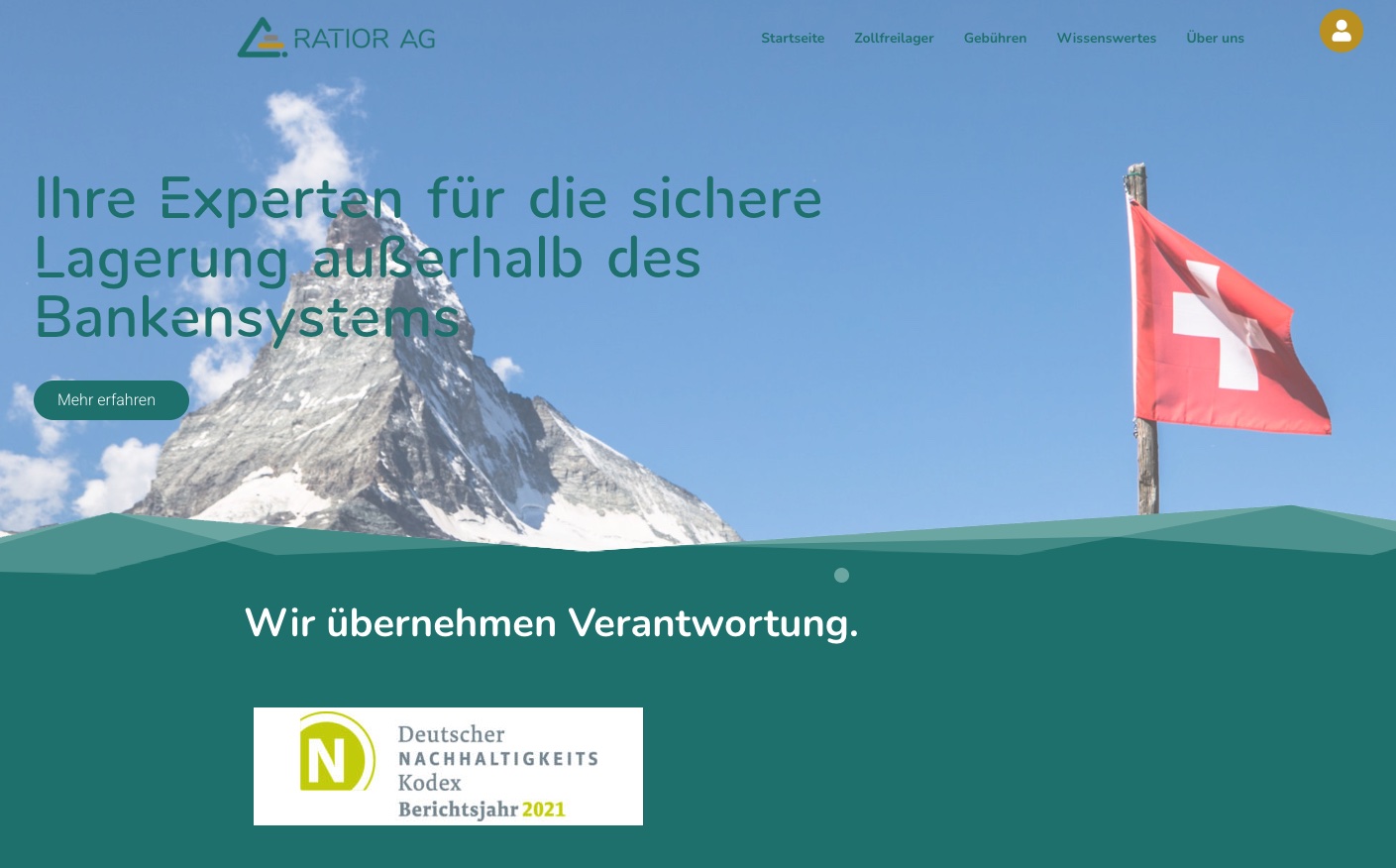Ratior Website